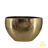 گلدان خمره ای دهنه باز طلایی 354-1