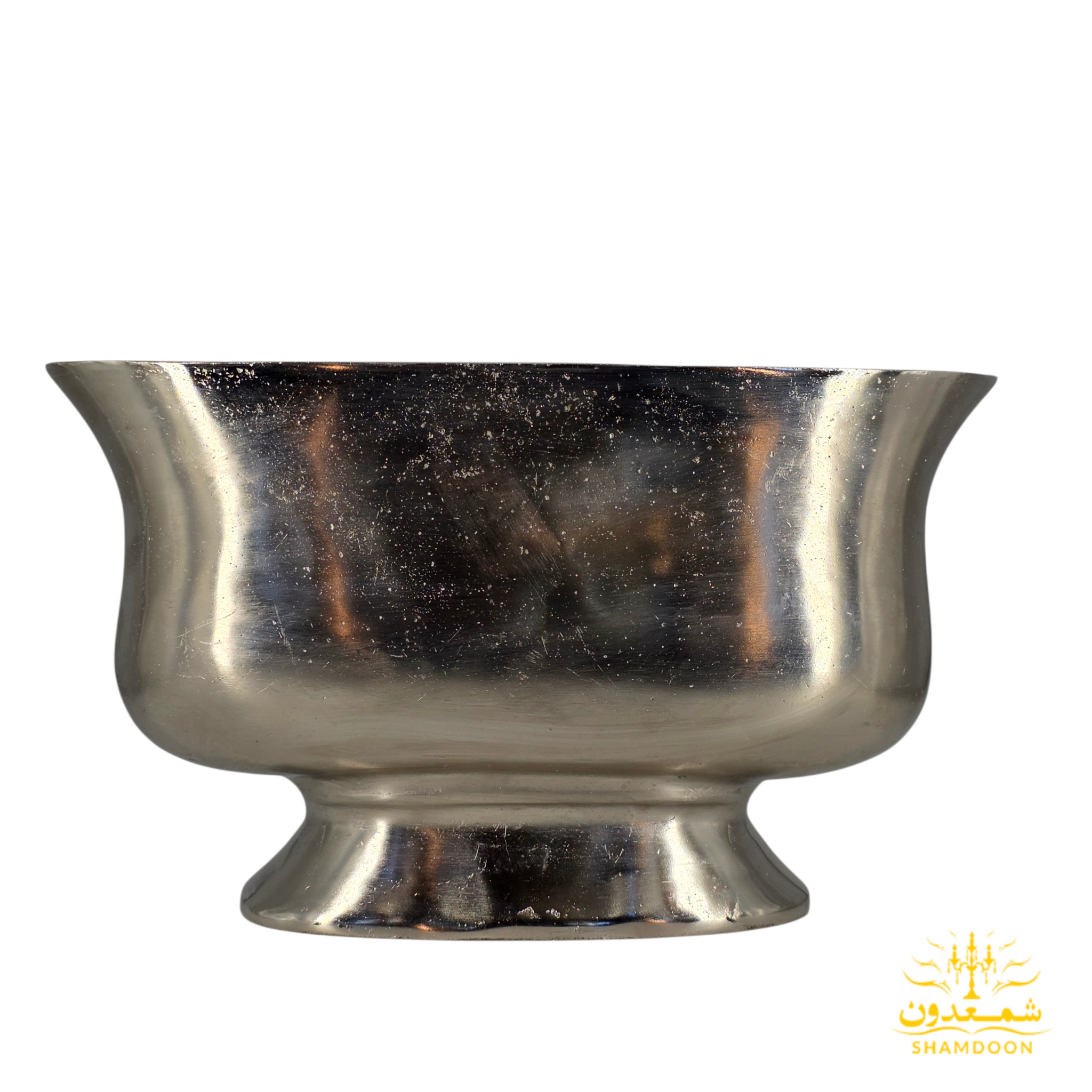 گلدان کشکول ساده متوسط سیلور G193S