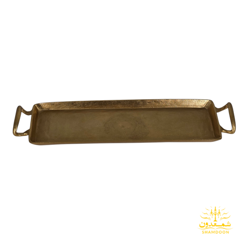 سینی مستطیل بزرگ طلایی 004/9