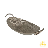 میوه خوری کشکولی دسته دار موج نقره ای 9363